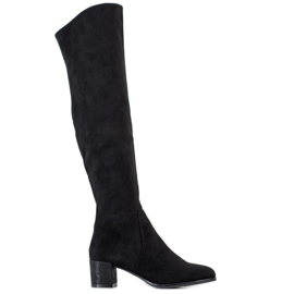 Bottes à la mode de Sergio Leone le noir