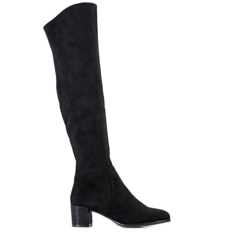 Bottes à la mode de Sergio Leone le noir