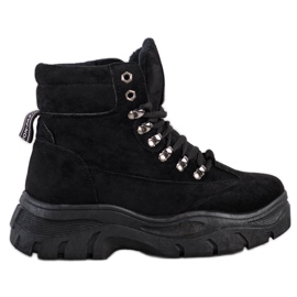 SHELOVET Trappeurs de mode noirs le noir