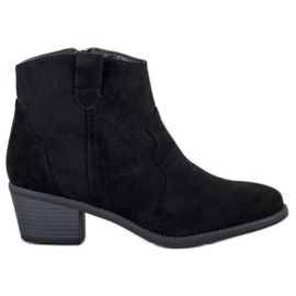 Cm Paris Bottes de cowboy classiques noir