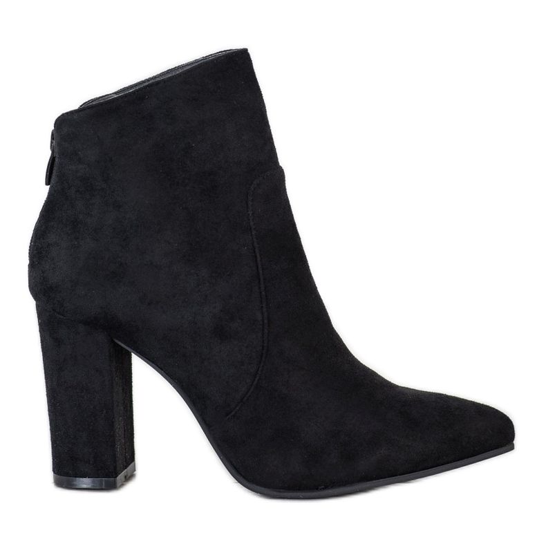 SHELOVET Bottes noires asymétriques le noir SHELOVET Bottes noires asymétriques le noir