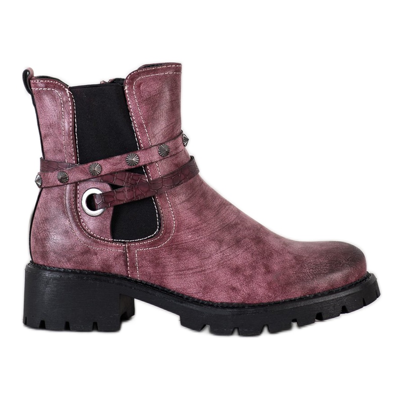 Super Me Ouvriers du cuir écologique rose