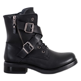 Kayla Ouvriers classiques avec des boucles noir