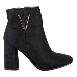 Balada Bottines élégantes à talons hauts le noir