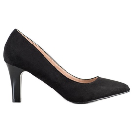 Goodin Escarpins en daim le noir