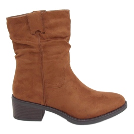 Camel 3345 Bottines à talons camel brun