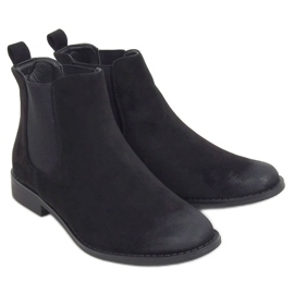 Bottines Chelsea noires pour femmes 8310 Noir