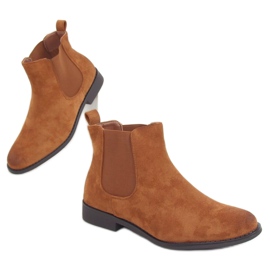 Camel 8310 Bottines Chelsea femme Camel brun multicolore