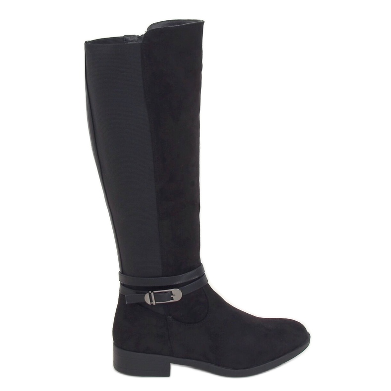 Bottes noires pour femmes BJ1539-KB Noir le noir