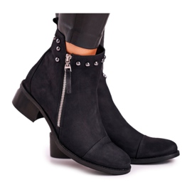 Bottes Chaudes En Daim Pour Femmes Laura Messi Noir 1879