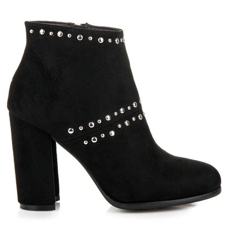 Seastar Bottines en daim sur le poteau le noir