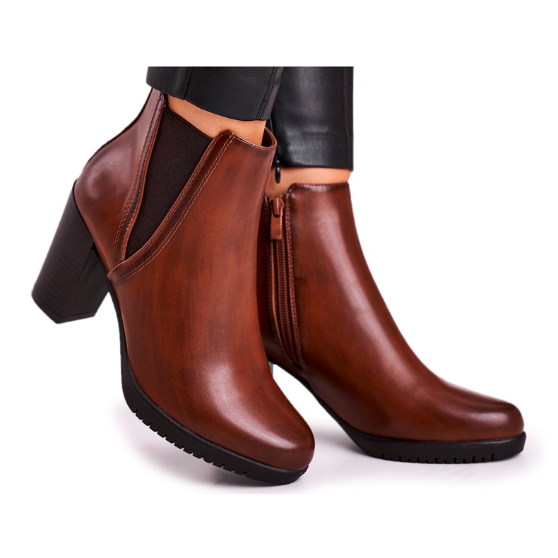 Bottes Chaudes Sur Un Talon Sergio Leone Marron BT311 brun Bottes Chaudes Sur Un Talon Sergio Leone Marron BT311 brun