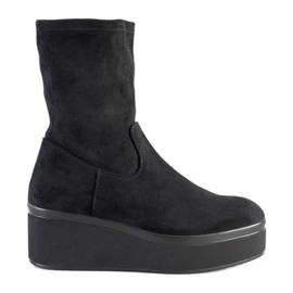 Bottes sur la plateforme Sergio Leone noir
