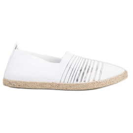 Espadrilles glissantes MCKEYLOR blanc