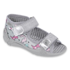 Befado chaussures pour enfants 242P105 rose argent