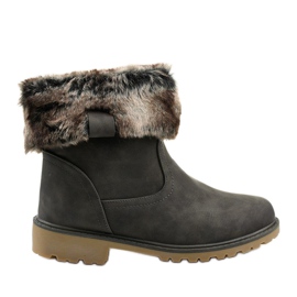 Bottes isolées grises pour femmes de Giserelle