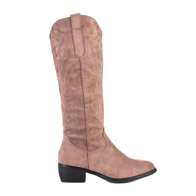 Bestelle Bottes de cowboy décontractées beige