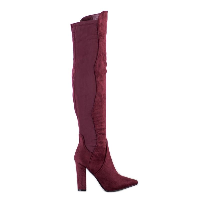 Sweet Shoes Bottes hautes en Spitz rouge