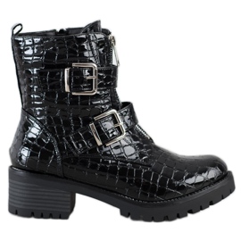 Super Me Travailleurs sur un curseur à imprimé serpent noir