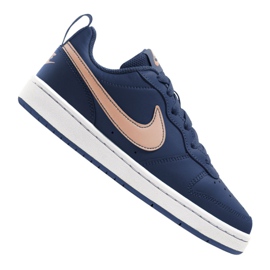 Chaussures Nike Court Borough Low 2 (GS) Jr BQ5448-401 beige marine