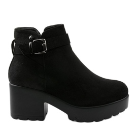 Bottines à plateforme Meridvielle noires