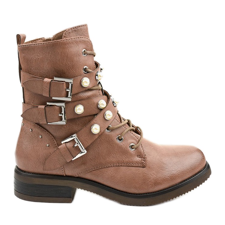 Bottines à lacets marron Sarerris brun Bottines à lacets marron Sarerris brun