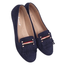 Mocassins femme bleu marine 88-381 Marine