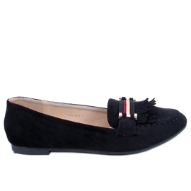 Mocassins femme noirs 88-381 Noir le noir