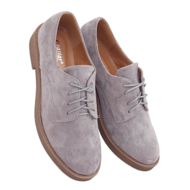 Gris Mocassins à lacets TU146 Gris Gris Mocassins à lacets TU146 Gris