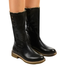 Bottines isolées Galaphaura noires