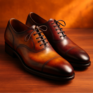 Patiner les chaussures - l'art de la couleur unique