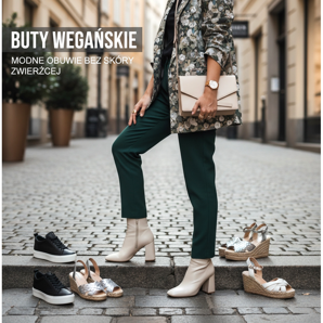 Chaussures végétaliennes - chaussures à la mode sans cuir animal
