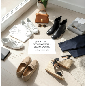 Chaussures style garde-robe capsule - 5 paires pour toute l'année