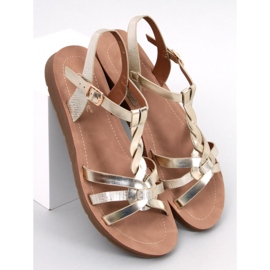 Sandales femme Aguilera Gold doré 1