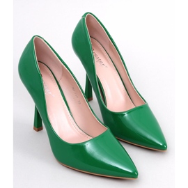 Escarpins femme laqués Anika Grass vert 1