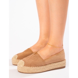 SHELOVET Espadrilles sur la plate-forme brun 2 SHELOVET Espadrilles sur la plate-forme brun 2
