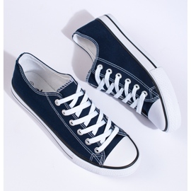 Vico Baskets bleu marine pour homme 1 Vico Baskets bleu marine pour homme 1