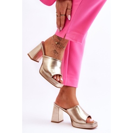 WS1 Escarpins dorés en cuir Livesa d'or 2 WS1 Escarpins dorés en cuir Livesa d'or 2