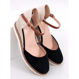 Espadrilles compensées Ellio noires le noir 1