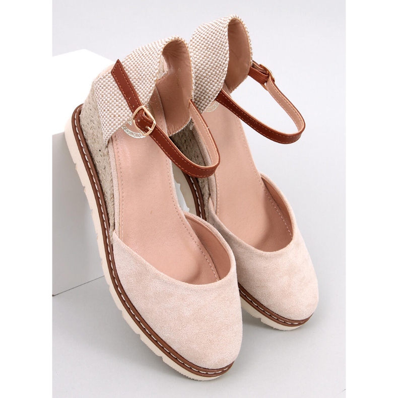 Espadrilles compensées Ellio Beige 1
