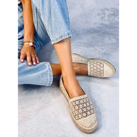 Espadrilles ajourées Terian Beige 5