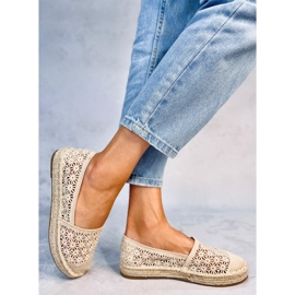 Espadrilles ajourées Terian Beige 3