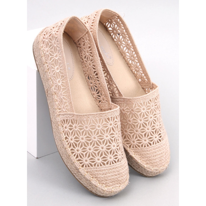Espadrilles ajourées Terian Beige 1