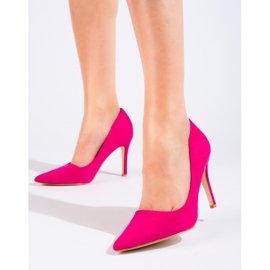 Goodin Escarpins Fuchsia Avec Daim rose 2