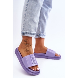 Chaussons Femme Big Star JJ274A304 Violet 2 Chaussons Femme Big Star JJ274A304 Violet 2