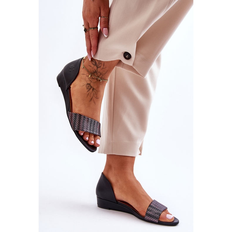 Sandales Cuir Maciejka 1971-65 Noir 2