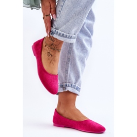 Ballerine Femme Daim Fuchsia Lasota rose 1