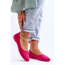 Ballerine Femme Daim Fuchsia Lasota rose 4