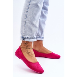 Ballerine Femme Daim Fuchsia Lasota rose 5