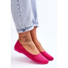 Ballerine Femme Daim Fuchsia Lasota rose 3